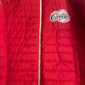 NBA Red Puffer Jacket